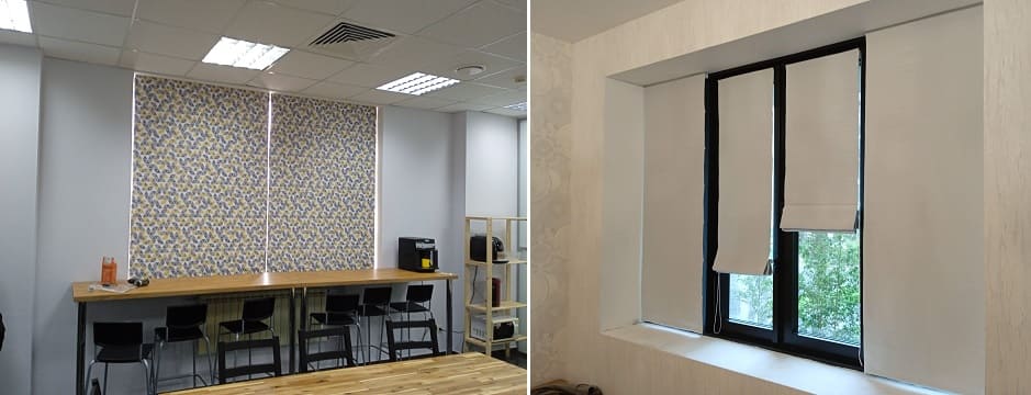 Римские шторы - свежий взгляд на предмет Античности вид в интерьере